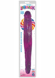 Lollicock Sweet Slim Stick Double Dildo - Grape - 13in