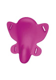 Love Distance Reach App Controlled Rechargeable Silicone Wearable Vibrator - Pink/Rose
