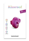 Love to Love Kisscool Rechargeable Silicone Finger Vibrator - Iridescent - Berry/Pink