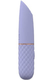 Loveline Beso Silicone Rechargeable 10 Speed Vibrating Mini Lipstick Vibe - Lavender