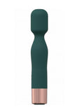 Loveline Glamour Silicone Rechargeable 10 Speed Mini Wand - Forest - Green