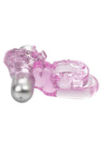 Lovers Delight Ele Vibrating Cock Ring with Clitoral Stimulation - Purple