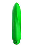 Luminous Myra Bullet with Silicone Sleeve - Green