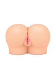 Luvdollz Remote Control Doggy Style Vibrating Rechargeable Masturbator - Pussy and Ass - Vanilla