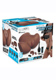 Luvdollz Remote Control Spread Eagle Vibrating Rechargeable Masturbator - Pussy and Ass
