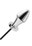 Lux Fetish Electro Sex Shock Butt Plug with Remote Control - Black