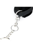 Lux Fetish Hog Tie with 4 Universal Soft Restraint Cuffs - Black