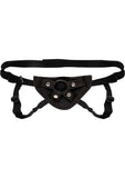 Lux Fetish Neoprene Strap-On Harness - Black