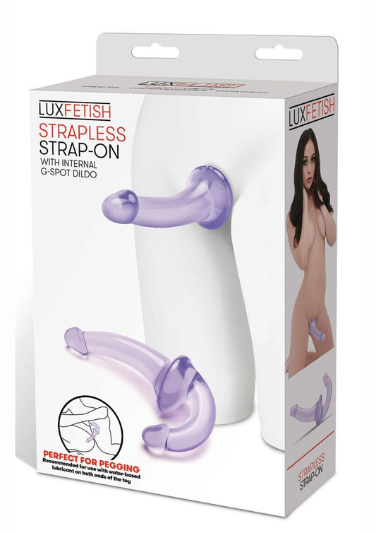 Lux Fetish Strapless Strap-On - Purple