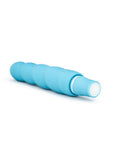 Luxe Anastasia Silicone Vibrator - Aqua/Blue