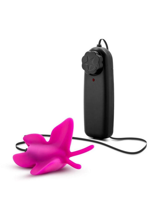 Luxe Butterfly Teaser Silicone Egg with Remote Control - Fuchsia/Pink