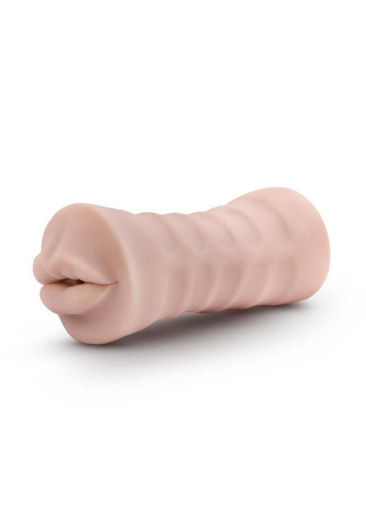 M For Men Skye Masturbator with Bullet - Mouth - Vanilla