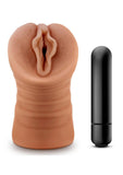 M For Men Sofia Vibrating Masturbator with Bullet - Pussy