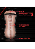 M For Men Soft and Wet Self Lubricating Masturbator Cup Ridge/Orb - Pussy