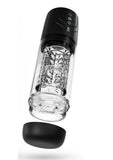 M For Men Whirlwind Pro Rechargeable Masturbator - Black/Clear