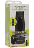Main Squeeze The Original Vibro Ultraskyn Vibrating Masturbator with Bullet and Remote Control - Pussy