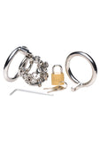 Master Series Bolted Chastity Cage with Spikes
