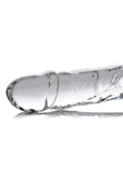 Master Series Brutus Glass Dildo Thruster - Clear