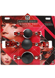 Master Series - Crimson Tied Triad Interchangeable Silicone Ball Gag