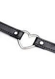 Master Series Heart Choker Necklace - Black