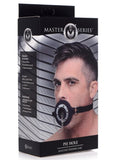 Master Series Pie Hole Silicone Feeding Gag - Black