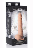 Master Series Power Pounder Realistic Thrusting Rechargeable Silicone Dildo