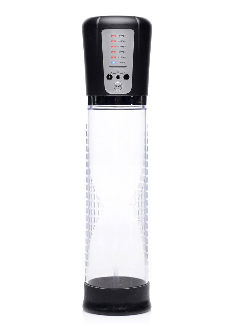 Master Series Pumping Master Rechargeable Penis Pump - Clear