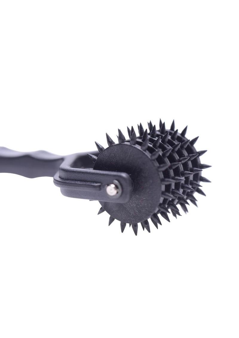 Master Series Spiked 5 Row Pinwheel - Black/Metal