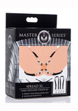 Master Series Spread Labia Spreader - Straps - Black - XLarge