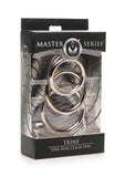 Master Series Trine Steel C-Ring Collection - Metal/Silver