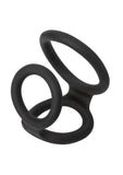 Maximizer Enhancer Silicone Cock Ring - Black