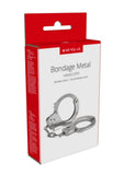 ME YOU US Bondage Metal Handcuffs - Stainless