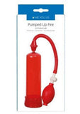 ME YOU US Pumped Up Fire Penis Pump - Red