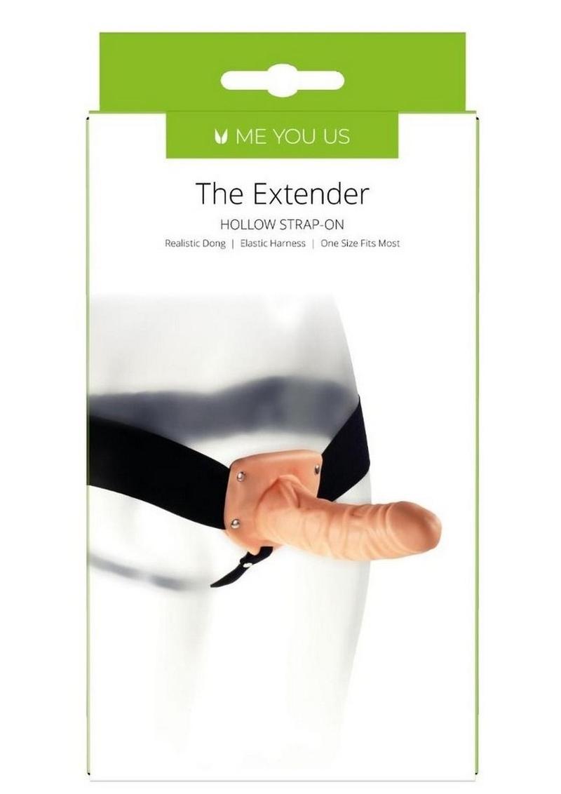 ME YOU US The Extender Hollow Strap-On - Vanilla