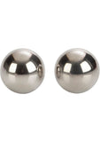 Metallic Weighted Orgasm Kegel Balls - Silver