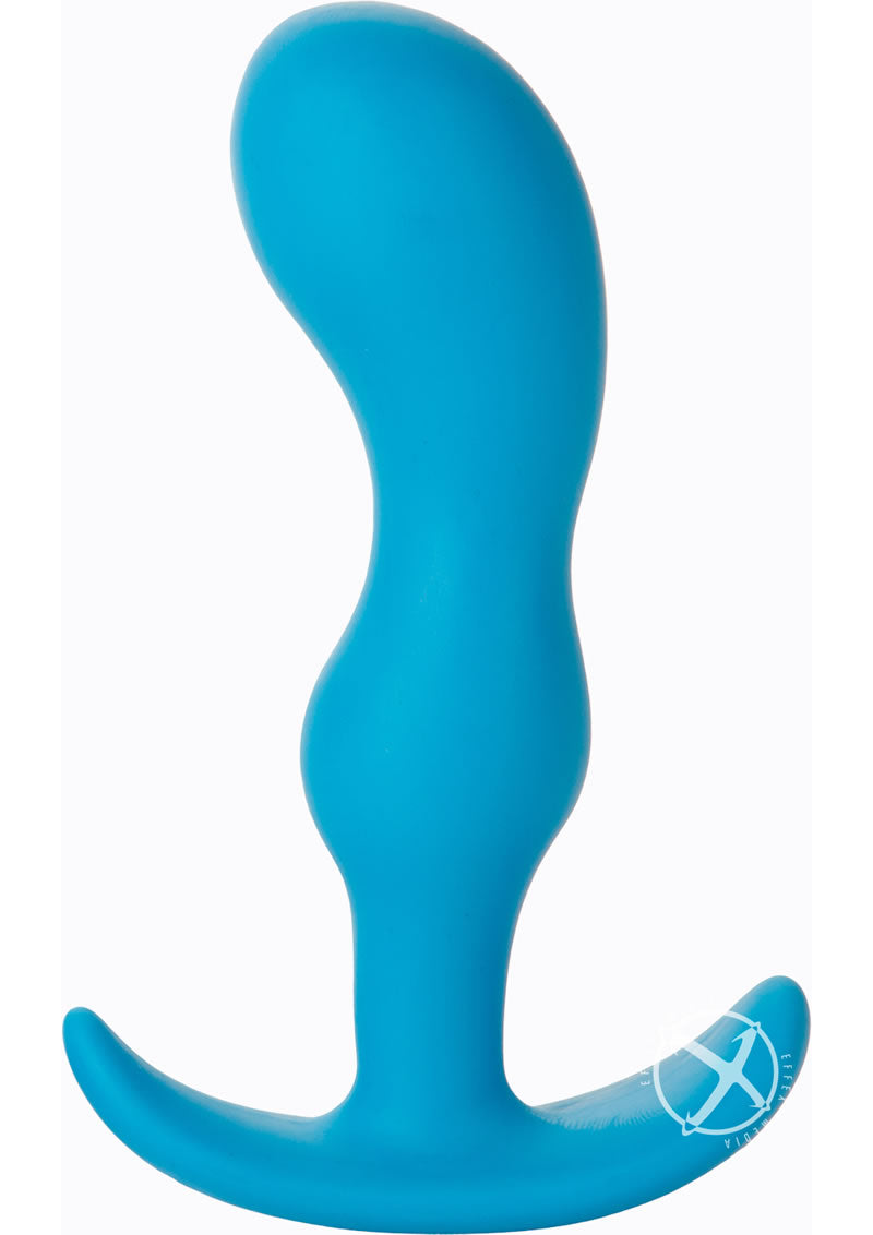 Mood Naughty 2 Silicone Anal Plug - Blue - Large