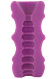 Mood Pleaser Thick Ribbed Ultraskyn Masturbator - Purple