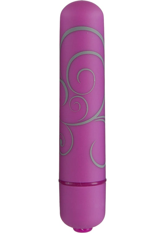 Mood Powerful 7 Function Small Bullet Waterproof - Purple - Small - 3.5in