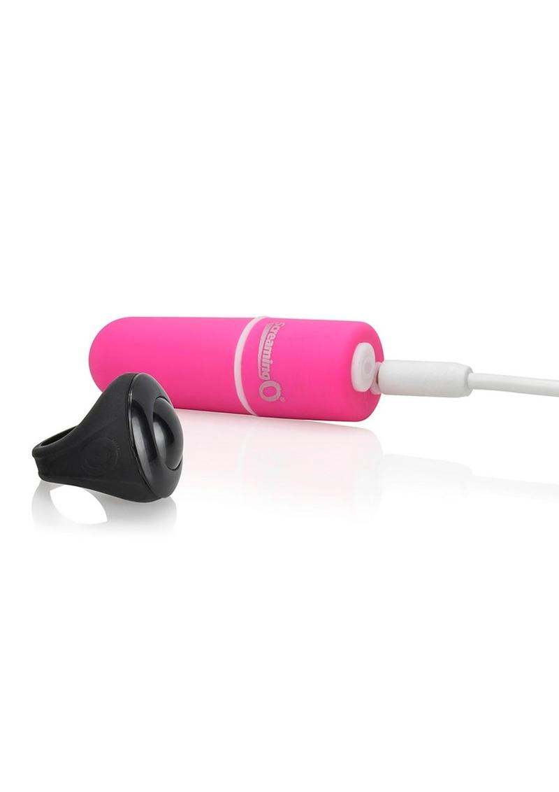 My Secret USB Rechargeable Panty Vibe Set with Silicone Remote Control Ring Waterproof - Pink