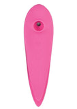 Mystique Suction Vibrating Rechargeable Silicone Massager - Pink