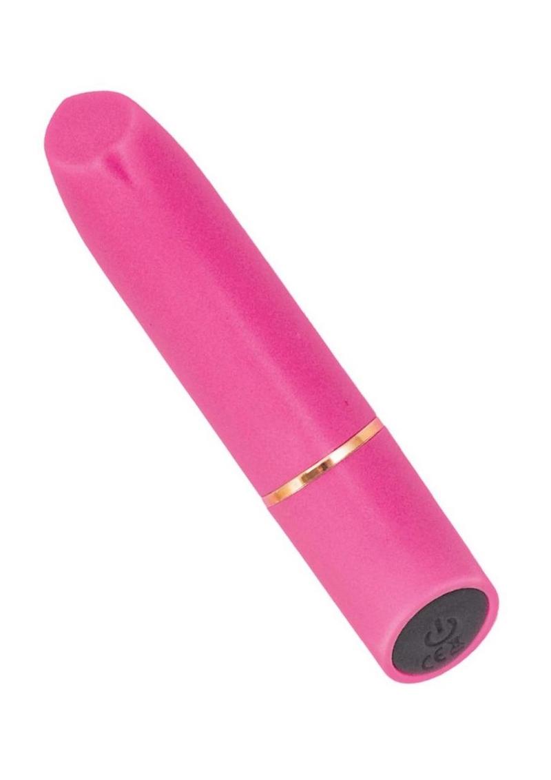 Mystique Vibrating Massagers Rechargeable Silicone Vibrator - Pink