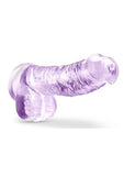 Naturally Yours Crystalline Dildo 6in - Amethyst - Purple