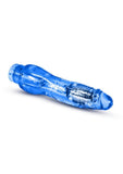 Naturally Yours Fantasy Vibrating Dildo - Blue - 8.5in