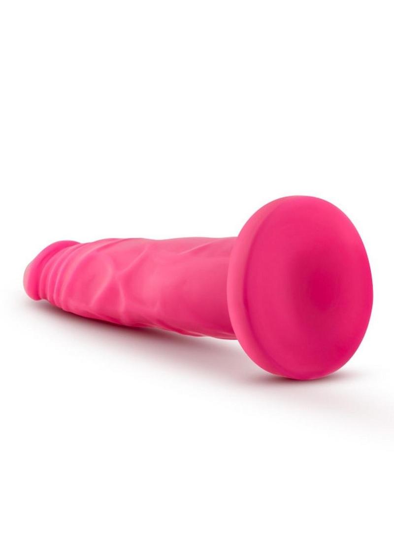 Neo Dual Density Dildo - Neon Pink/Pink - 7.5in