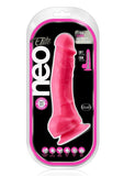 Neo Elite Silicone Dual Density Dildo with Balls