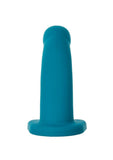 Nexus Collection By Sportsheets Lennox Silicone Hollow Vibrating Sheath Rechargeable Dildo - Green - 8in