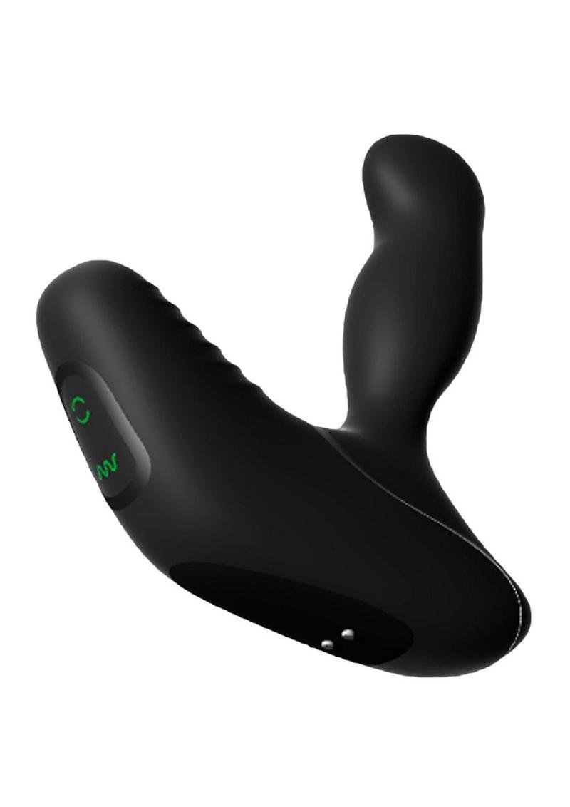 Nexus Revo Stealth Rechargeable Silicone Rotating Prostate Massager with Remote Control - Black