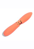 Nu Sensuelle Deux Silicone Rechargeable Bullet - Coral/Orange/Rose Gold