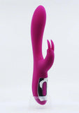 Nu Sensuelle Giselle Rechargeable Silicone G-Spot and Rabbit Vibrator - Magenta/Pink