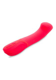 Nu Sensuelle Luna Velvet Touch with Turbo Rechargeable Silicone Vibrator - Hot Pink/Pink